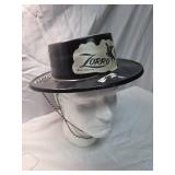 Walt Disney Zorro Black Hat with Logo