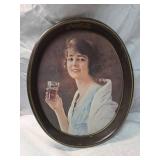 1920s Coca-Cola Oval Serving Tray