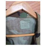 US Military Woodland BDU Shirt with Seabees Patch