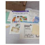 RISO Print Gocco B6 Printer Manual and Supplies