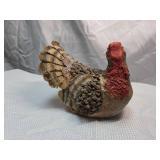 Handcrafted Pine Cone Turkey Figurine
