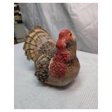 Handcrafted Pine Cone Turkey Figurine