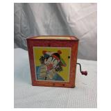 1950s Mattel Clown Jack in the Box Toy