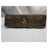 Hostess Fruit Cake Tin Box with Art Nouveau Design