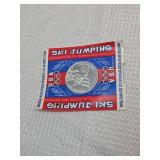 1998 Nagano Olympics Ski Jumping Medallion Card