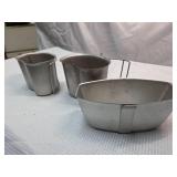Military Issue Aluminum Canteen Cup Set