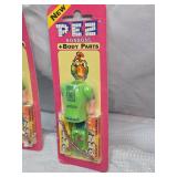 PEZ Body Parts Bonbons Candy Dispenser Set