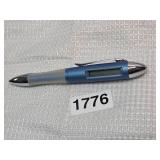 Digital Display Metallic Blue Pen