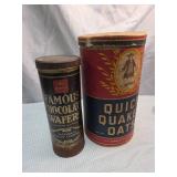 Quick Quaker Oats Round Container