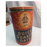 Quick Quaker Oats Round Container