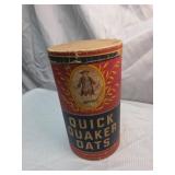 Quick Quaker Oats Round Container
