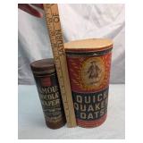Quick Quaker Oats Round Container