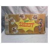 Milton Bradley Play Sheriff Board Game 1950s