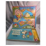 Snoopy Come Home Board Game by Milton Bradley