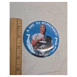 1969 Yankees Stadium Mickey Mantle Day Commemorative Button