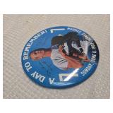 1969 Yankees Stadium Mickey Mantle Day Commemorative Button