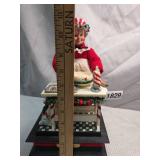 Christmas Baker Mrs. Claus Musical Figurine