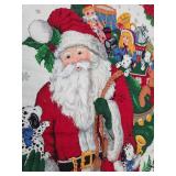 Traditional Santa Christmas Table Runner