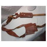 Brown Leather Shoulder Holster