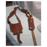 Brown Leather Shoulder Holster
