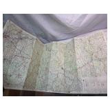 1940s German Military Map of Cologne Region