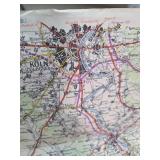 1940s German Military Map of Cologne Region