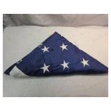 American Flag - Folded Triangle Display