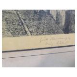 German Castle Street Scene Print - Heidenheim 1807