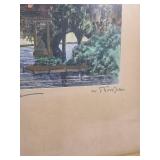 German Medieval Architecture Waterfront Print