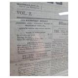 1852 Mansfield Herald Newspaper