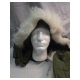 Military M-65 Extreme Cold Weather Hood with Fur Ruff