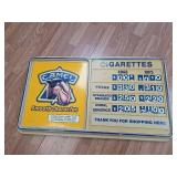 Camel Cigarette Store Price Display Board