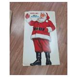 1950s Eureka Santa Claus Store Display Poster