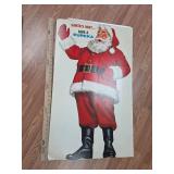 1950s Eureka Santa Claus Store Display Poster