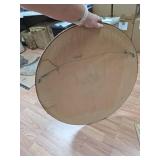 Large Decorative Oval Picture Frame with Classical Art Print