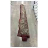 Traditional Persian Style Area Rug in Red and Cream 8X8 - Retail: $175