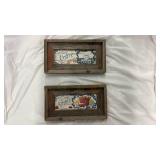 Rustic Barnwood Coffee Theme Wall Art - Set of 2 - Retail: $45
