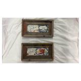 Rustic Barnwood Coffee Theme Wall Art - Set of 2 - Retail: $45