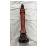 Hand-Carved Religious Prayer Figure - Retail: $45