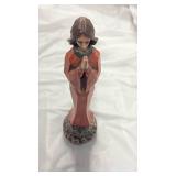 Hand-Carved Religious Prayer Figure - Retail: $45