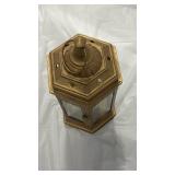 Brass Hexagonal Hanging Lantern - Retail: $45