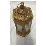 Brass Hexagonal Hanging Lantern - Retail: $45