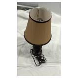 Traditional Table Lamp with Beige Shade - Retail: $25