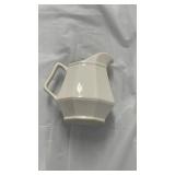 White Ceramic Octagonal Pitcher - Retail: $25