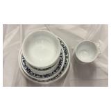 Corelle Old Town Blue Dinnerware Set - Retail: $45
