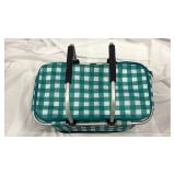 Insulated Picnic Basket with Aluminum Frame - Retail: $25
