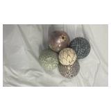 Decorative Mosaic Glass Orb Collection - Retail: $45