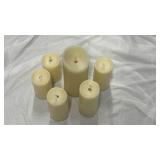 Flameless LED Pillar Candles Set - Retail: $25