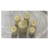 Flameless LED Pillar Candles Set - Retail: $25