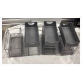 Metal Mesh Desktop Organizer Set - Retail: $25